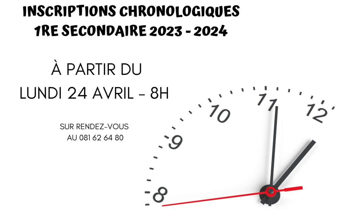 Inscriptions chronologiques