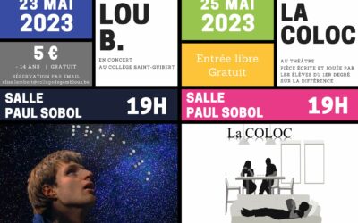 Semaine extraordinaire – Lou B. en concert au Collège !